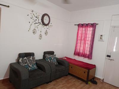 Living Room Image of 625 Sq.ft 1 BHK Apartment / Flat for rent in Kothrud Pune for Rs. 25000