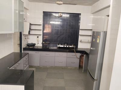 Kitchen Image of 1200 Sq.ft 2 BHK Apartment / Flat for rent in Vraj Vihar Apartment, Jodhpur Ahmedabad for Rs. 28000