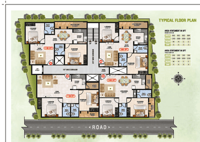 Image of 1265 Sq.ft 2 BHK Apartment / Flat for sale in Horamavu, Bengaluru for Rs. 7500000