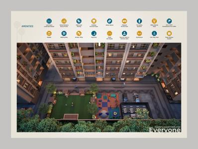 Image of 1850 Sq.ft 3 BHK Apartment / Flat for sale in South Bopal, Ahmedabad for Rs. 7900000