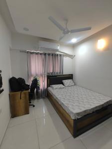 Bedroom Image of 1650 Sq.ft 3 BHK Apartment / Flat for rent in Adani Amogha, Shantigram Ahmedabad for Rs. 50000