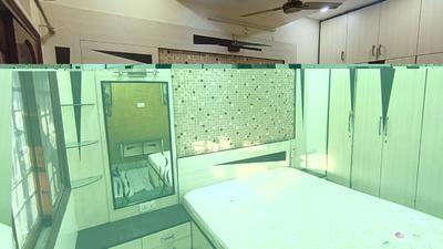 Bedroom Image of 1800 Sq.ft 3 BHK Apartment / Flat for rent in Bank More Dhanbad for Rs. 22000