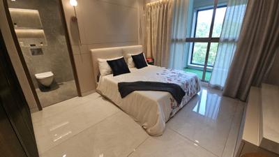 Bedroom Image of 1250 Sq.ft 3 BHK Apartment / Flat for sale in Puravankara Purva Panorama, Thane West Thane for Rs. 30100000