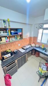Kitchen Image of 1200 Sq.ft 3 BHK Apartment / Flat for sale in Gola Road Patna for Rs. 9800000