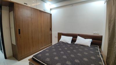 Bedroom Image of 1500 Sq.ft 3 BHK Apartment / Flat for rent in Adani Amogha, Shantigram Ahmedabad for Rs. 55000