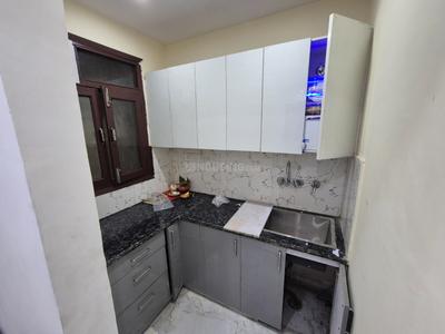 Kitchen Image of 600 Sq.ft 2 BHK Independent House for rent in Masjid Moth Village New Delhi for Rs. 27000