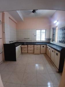 Kitchen Image of 850 Sq.ft 1 BHK Apartment / Flat for rent in Karelibagh Vadodara for Rs. 15000