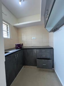 Kitchen Image of 550 Sq.ft 1 BHK Builder Floor for rent in Indira Nagar Bengaluru for Rs. 19500