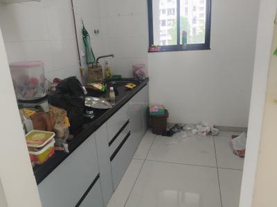 Kitchen Image of 950 Sq.ft 2 BHK Apartment / Flat for rent in Lavim Broadway Brooklyn Manhattan, Wakad Pune for Rs. 37000