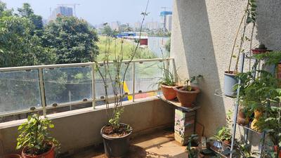 Balcony Image of 800 Sq.ft 2 BHK Apartment / Flat for rent in Polite Bhalchandra Vihar, Ravet Pune for Rs. 43000