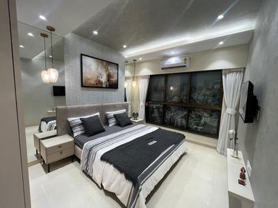 Bedroom Image of 800 Sq.ft 2 BHK Apartment / Flat for sale in Satellite Aristia, Andheri East Mumbai for Rs. 21600000