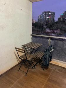 Balcony Image of 1063 Sq.ft 2 BHK Apartment / Flat for rent in Gera Park View, Kharadi Pune for Rs. 45000