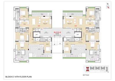 Image of 2475 Sq.ft 3 BHK Apartment / Flat for sale in Laxmi Azzaro, Gota, Ahmedabad for Rs. 12925000