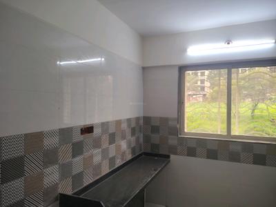 Kitchen Image of 650 Sq.ft 1 BHK Apartment / Flat for rent in Vihang Valley, Kasarvadavali Thane for Rs. 26500
