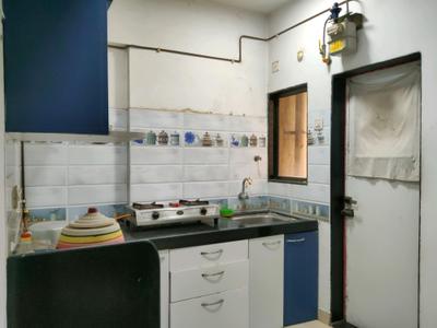 Kitchen Image of 585 Sq.ft 1 BHK Apartment / Flat for sale in  Teakwood Apartment, Mulund West Mumbai for Rs. 13000000