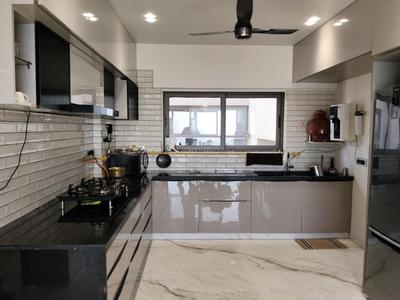Kitchen Image of 5000 Sq.ft 4 BHK Apartment / Flat for sale in Aaryan Opulence, Ambli Ahmedabad for Rs. 65000000