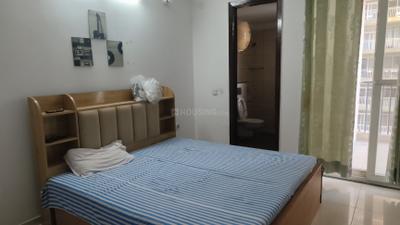 Bedroom Image of 1350 Sq.ft 3 BHK Apartment / Flat for rent in Motiaz Royal Citi, Gazipur Zirakpur for Rs. 30000