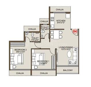 Image of 1615 Sq.ft 2 BHK Apartment / Flat for sale in Nerul, Navi Mumbai for Rs. 25000000