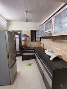 Kitchen Image of 1200 Sq.ft 2 BHK Apartment / Flat for rent in Pal Surat for Rs. 25000
