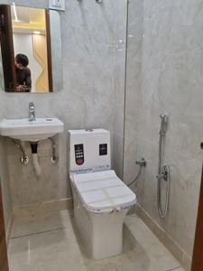Common Bathroom Image of 550 Sq.ft 2 BHK Apartment / Flat for sale in Dwarka Mor New Delhi for Rs. 3600000