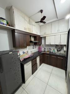 Kitchen Image of 800 Sq.ft 3 BHK Independent House for rent in Bhawrasla Indore for Rs. 18000