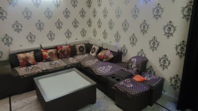 Living Room Image of 580 Sq.ft 1 BHK Builder Floor for rent in Dwarka Mor New Delhi for Rs. 16000