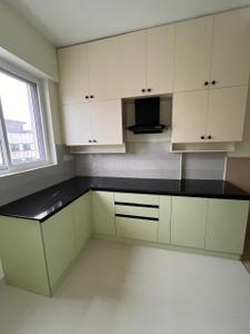 Kitchen Image of 766 Sq.ft 1 BHK Builder Floor for rent in HSR Layout Bengaluru for Rs. 38000