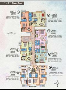 Image of 664 Sq.ft 2 BHK Apartment / Flat for sale in Six Mile, Guwahati for Rs. 3490200