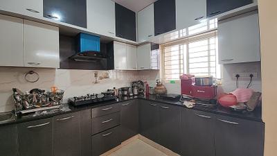 Kitchen Image of 1399 Sq.ft 3 BHK Apartment / Flat for sale in Sri Sai Nandana Royal, Electronic City Bengaluru for Rs. 7800000
