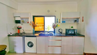 Kitchen Image of 1200 Sq.ft 2 BHK Apartment / Flat for rent in Marna Siolim Goa for Rs. 70000