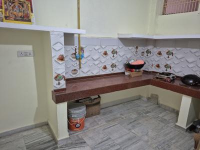 Kitchen Image of 800 Sq.ft 1 BHK Apartment / Flat for rent in Chandmari Varanasi for Rs. 4500