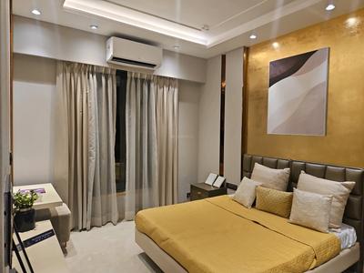 Bedroom Image of 649 Sq.ft 2 BHK Apartment / Flat for sale in Siddha Sky, Sion Mumbai for Rs. 16600000