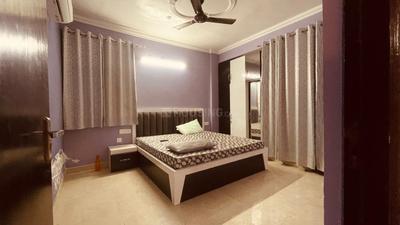 Bedroom Image of 1800 Sq.ft 3.5 BHK Apartment / Flat for rent in Arsha Sumangalam, Vrindavan Yojana Lucknow for Rs. 45000