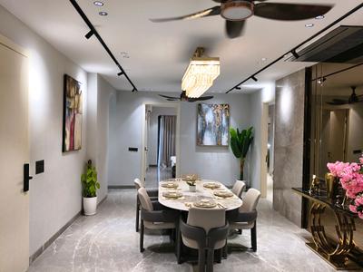 Dining Area Image of 2500 Sq.ft 4 BHK Builder Floor for sale in Adani Brahma Samsara Vilasa, Sector 63 Gurgaon for Rs. 39500000