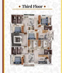 Image of 1101 Sq.ft 2 BHK Apartment / Flat for sale in Kelambakkam, Chennai for Rs. 7160000