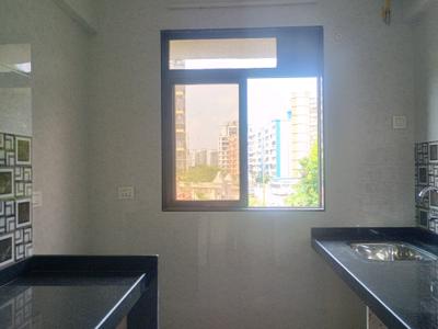 Kitchen Image of 673 Sq.ft 1 BHK Apartment / Flat for rent in Runwal Gardens City Cluster 6 Tower 6 To 9, Dombivli East Thane for Rs. 13000