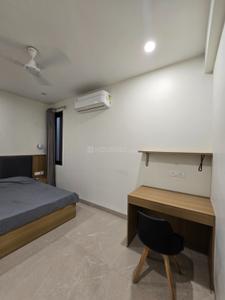 Bedroom Image of 550 Sq.ft 1 BHK Builder Floor for rent in Nipania Indore for Rs. 20000