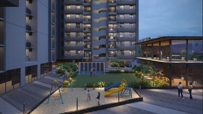 Image of 1260 Sq.ft 2 BHK Apartment / Flat for sale in Happy Uptown, South Bopal, Ahmedabad for Rs. 5598000
