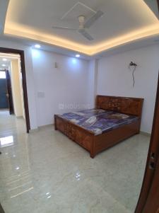 Bedroom Image of 625 Sq.ft 2 BHK Builder Floor for rent in Rajpur Khurd Extension New Delhi for Rs. 23000