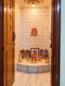Pooja Room Image of 1200 Sq.ft 1 BHK Builder Floor for rent in Bagalakunte Bengaluru for Rs. 12000