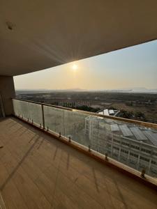 Balcony Image of 1850 Sq.ft 3 BHK Apartment / Flat for rent in Shreenathji Delta Riviera, Ulwe Navi Mumbai for Rs. 80000
