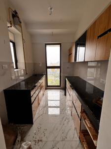 Kitchen Image of 650 Sq.ft 2 BHK Apartment / Flat for rent in Raymond Realty Ten X Habitat, Thane West Thane for Rs. 40000
