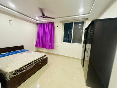 Bedroom Image of 650 Sq.ft 1 BHK Apartment / Flat for rent in Rai Durg Hyderabad for Rs. 26000
