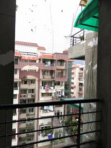 Bedroom Three Image of 1700 Sq.ft 3 BHK Apartment / Flat for rent in CGHS Roop Villa Apartment, Sector 24 Dwarka New Delhi for Rs. 48000