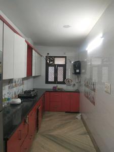Kitchen Image of 720 Sq.ft 2 BHK Builder Floor for rent in Shalimar Bagh New Delhi for Rs. 32000