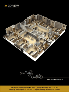 Image of 2600 Sq.ft 4 BHK Apartment / Flat for sale in Meera Nagar, Udaipur for Rs. 13500000