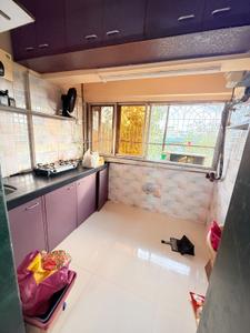 Kitchen Image of 247 Sq.ft 1 RK Apartment / Flat for rent in Sai Darshan CHS, Andheri East Mumbai for Rs. 22000