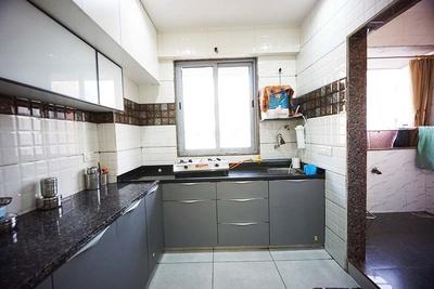 Kitchen Image of 2052 Sq.ft 3 BHK Apartment / Flat for sale in Sai Melbourne Lifestyle, Nana Chiloda Ahmedabad for Rs. 8250000