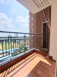 Balcony Image of 2024 Sq.ft 4 BHK Apartment / Flat for rent in Pashmina Waterfront, Battarahalli Bengaluru for Rs. 58000