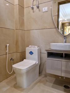 Common Bathroom Image of 580 Sq.ft 2 BHK Apartment / Flat for sale in Saarthi Affordable Homes, Hastsal New Delhi for Rs. 3600000